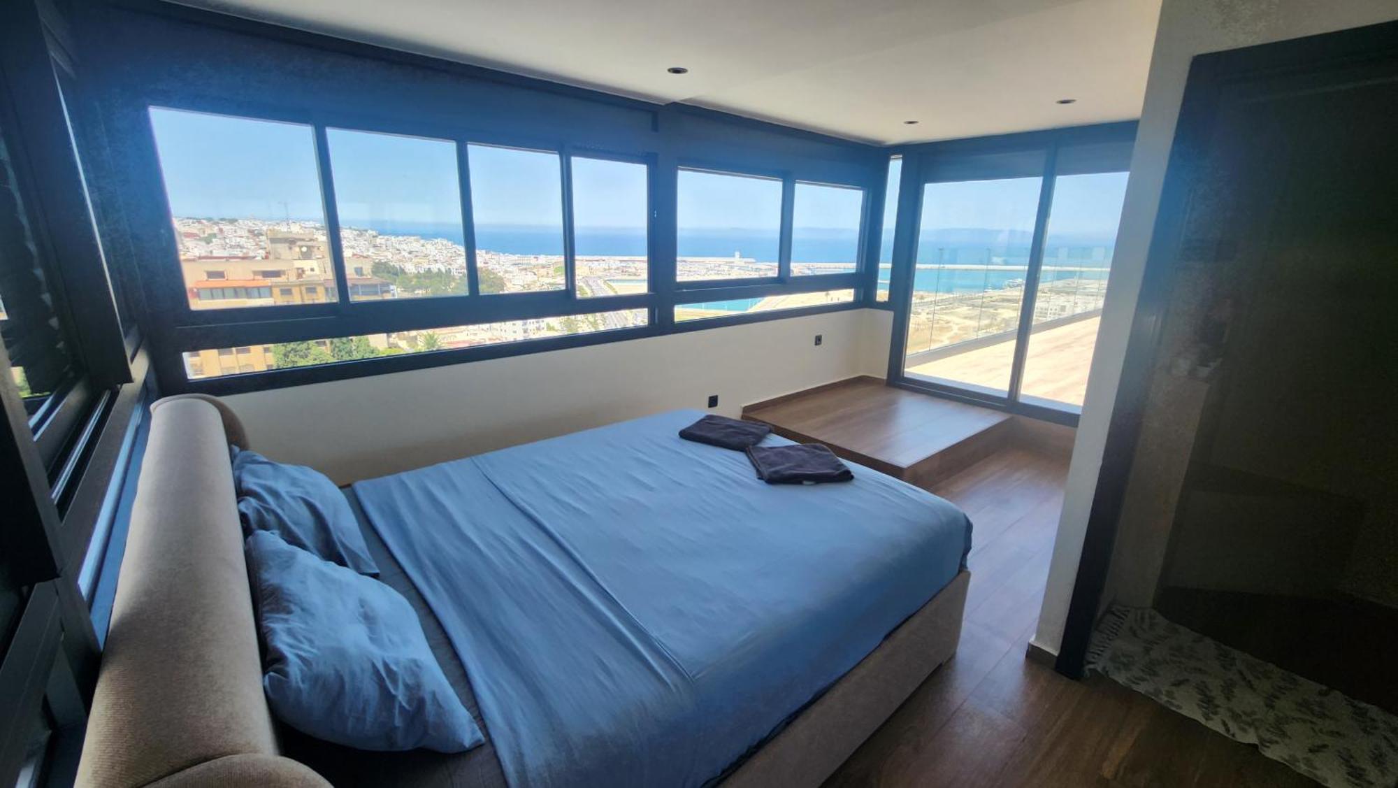 Magnifique Penthouse 160M2 Terrasse 90M2 Vue Mer Tanger Exteriör bild